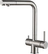 Смеситель Paulmark Skalen Sk213020-SS для кухонной мойки, нержавеющая сталь