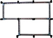 Ножки для душевого поддона Cezares TRAY-M-RH-120/90-ML-R