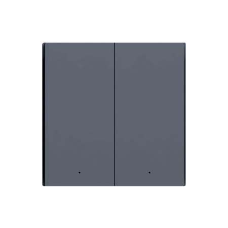 Выключатель-Aqara-H1-EU-двухклавишный-тёмно-серый-Aqara