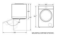 MAUNFELD-MFWM127WH05