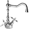 Смеситель на раковину Cezares ATLANTIS-NOSTALGIA-LS2-A-01 с клапаном, исполнение хром