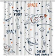Штора для ванной Fixsen Space FX-2508 без колец