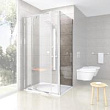 Боковая стенка Ravak Pivot PPS-80 Transparent, профиль блестящий