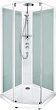 Душевая кабина IDO Showerama 10-5 Comfort 558.207.315 100x100 профиль белый, стекло прозр./мат.