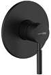 Смеситель Wasserkraft Gollach 3351 с внутренней частью, для душа, черный