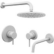 Душевой комплект Paffoni Light KITLIG011BO006 с внутренней частью, белый матовый