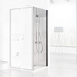 Боковая стенка Ravak Pivot PPS-80 Transparent, профиль черный
