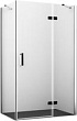 Душевой уголок Wasserkraft Aller 10H06RB black matt, 120x80 см