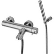 Смеситель Paffoni Light LIG023ST для ванны с душем, сталь