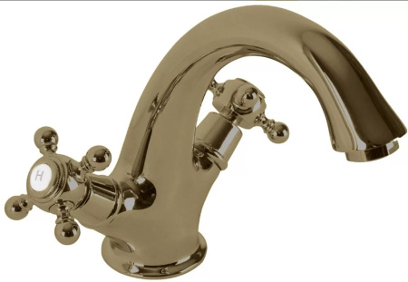 смеситель на раковину cezares golf-ls1-01 с донным клапаном хром, ручки хром