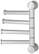 Полотенцедержатель Wasserkraft K-1054W, четверной, белый