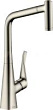 Смеситель Hansgrohe Metris M71 14780800 для кухонной мойки, сталь