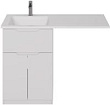 Тумба с раковиной Dreja Vega 60 L, ящик, дверцы