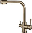 Смеситель Kaiser Merkur 26044-3 для кухонной мойки, бронза