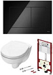 Комплект Tece ТЕСЕnow K400403.WC1 система инсталляции + клавиша + унитаз с крышкой-сиденьем