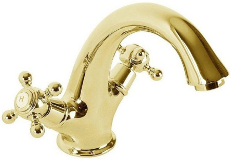 смеситель на раковину cezares golf-ls1-01 с донным клапаном хром, ручки хром