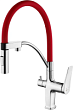 Смеситель Lemark Comfort LM3074C-Red для кухонной мойки