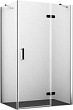 Душевой уголок Wasserkraft Aller 10H07RB black matt, 120x90 см