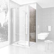 Боковая стенка Ravak Pivot PPS-100 Transparent, профиль сатин