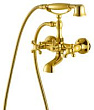 Смеситель Kaiser Carlson Style 44222-3/44223-3 GOLD для ванны с душем, золото
