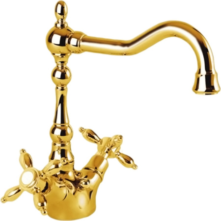 смеситель на раковину cezares atlantis-nostalgia-ls2-a-01 с клапаном, исполнение хром