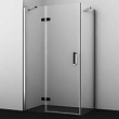 Душевой уголок Wasserkraft Aller 10H06LBLACK 120x80 см