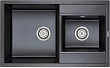 Мойка кухонная Paulmark Tandem PM238250-BLM черный металлик