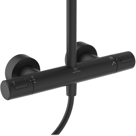 Ideal-Standard-Ceratherm-T25-shower-system-A7210XG-with-shower-thermostat,-with-2-function-hand-shower-and-2-function-overhead-shower,-silk-black (1)