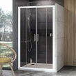 Душевая дверь в нишу Ravak 10° 10DP4-120 Transparent, профиль белый