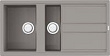 Мойка кухонная Omoikiri Kitagawa 100-2-GR leningrad grey