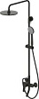 Душевая стойка Bravat Rhein F6429564BW-A-ENG черная