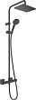 Душевая стойка Hansgrohe Vernis Shape Showerpipe 230 26286670 черный матовый