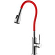 Смеситель Lemark Expert LM5082S-Red для кухни с гибким изливом