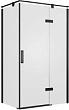 Душевой уголок Bravat Blackline 120х80 R