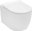 Унитаз подвесной Aquanet Cetus-W BL-102N-WHT Rimless, с микролифтом