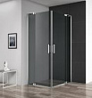 Душевой уголок Cezares SLIDER-AH-2-70/80-100/110-GRIGIO-Cr