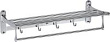 Полка Savol S-005099 откидная для полотенец, хром