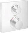 Термостат Hansgrohe Ecostat Square 15714700 для ванны с душем, матовый белый