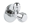 Угловой вентиль GROHE 1/2″-3/8″ для подключения смесителей, хром (22018000)