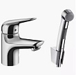 Смеситель Hansgrohe Novus 71144000 для раковины с гигиеническим душем