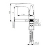 Смеситель_KAISER_Plane_07011_хром_для_раковины_схема