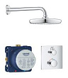 Набор для комплектации душа GROHE Grohtherm: встраиваемый термостат с переключателем верхний-ручной 