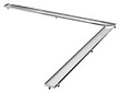 Решетка Tece TECEdrainline Plate 6 110 70 100х100 см под плитку угловая