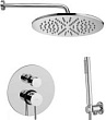 Душевой комплект Paffoni Light KITLIG018CR с внутренней частью, хром