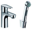 Смеситель Hansgrohe Talis E2 31165000 для раковины с гигиеническим душем ВИТРИНА