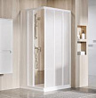 Дверь для душевого уголка Ravak Supernova ASRV3-75 15V301R211 Pearl, профиль белый