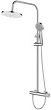 Душевая стойка Bronze de Luxe Focus 24612CM хром/мрамор