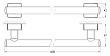 Полотенцедержатель FBS Esperado ESP 032 60 см