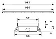 Решетка Tece TECEdrainline 6 010 90 100 см зеленая