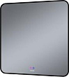 Зеркало Grossman Elegans-норма Black 1780802 80x80 см, с подогревом, LED-подсветкой